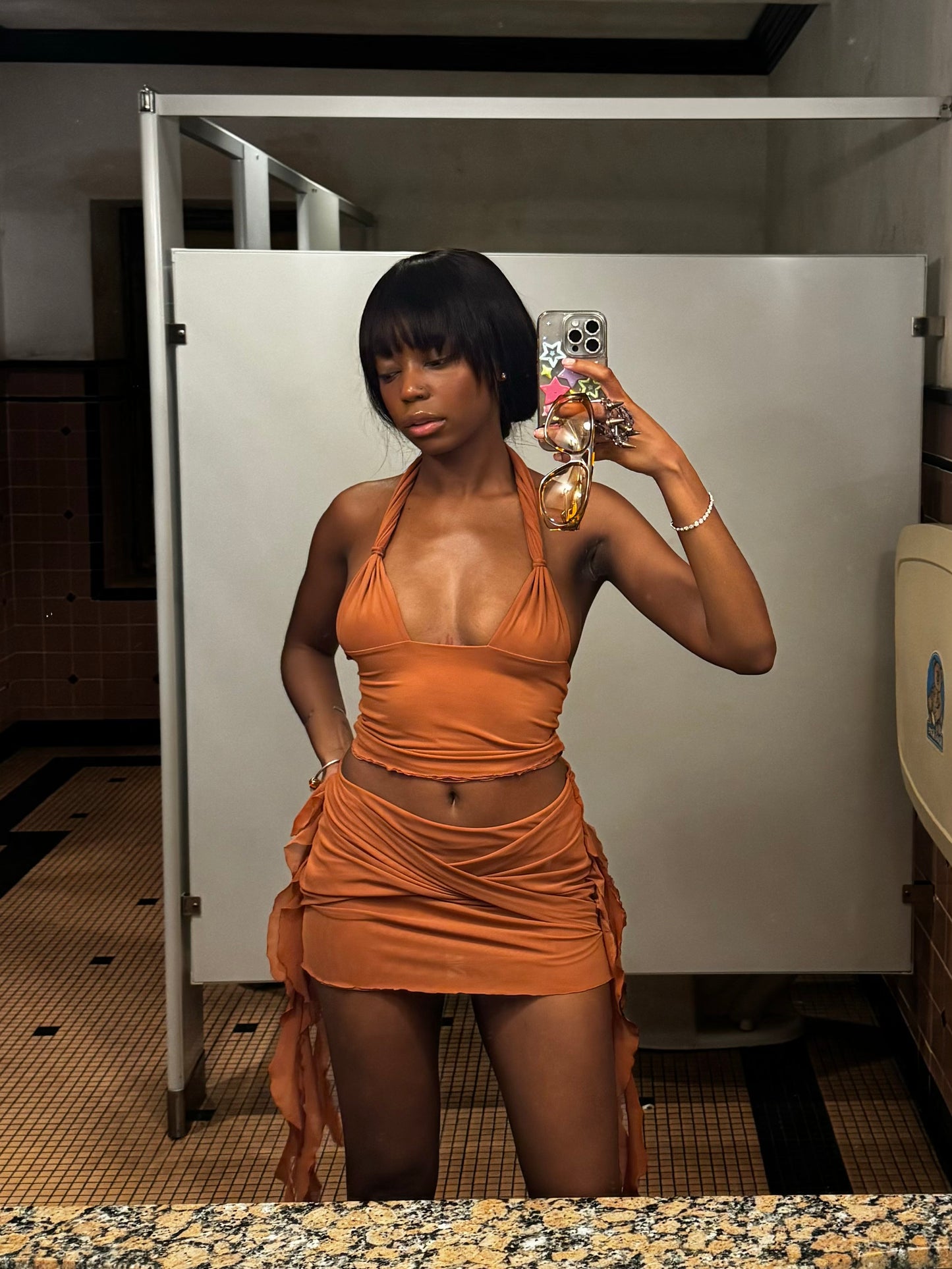Burnt Orange Skirt